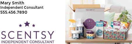 scentsy consultant independent approved signature goes buttons mary everyone each different location